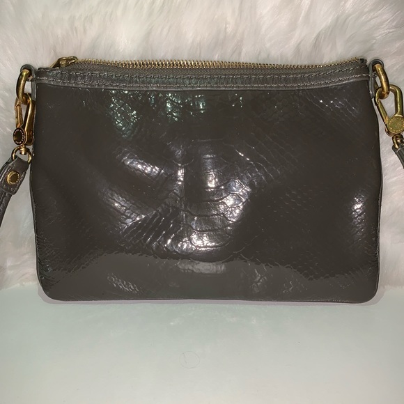 Marc Jacobs Turn-lock Python Print Shoulder Bag - Picture 4 of 5